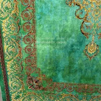 فرش کلاریس ۱۲۰۰شانه متفاوترین رنگ آبی وسبز جدید|فرش|شیراز, قلات|دیوار