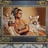 تابلو فرش75*103