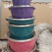 سرویس قابلمه چدن ۶ تیکه