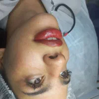 مدل فیبروز ابرو و شید لب