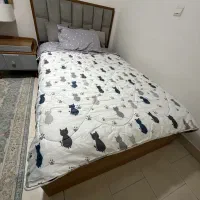 تختخواب ۱/۵ نفره ، دارای دو عدد کشو ( باکس )