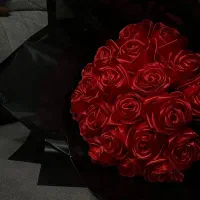 گل رز با ربان