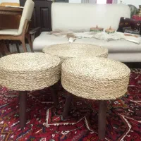 میز عسلی و جلو مبلی حصیری