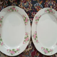 سرویس گل قرمزی.سرویس میوه خوری پاپیونی و...