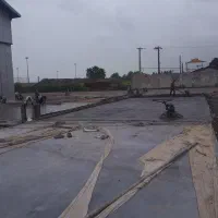 بتن ریزی و کفسازی بهمراه ماله پروانه ای|خدمات پیشه و مهارت|رشت, لاکانی|دیوار