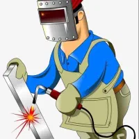 برق کار جوشکار کارگرساده