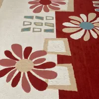 فرش گل برجسته سالم وتمیز۲×۳