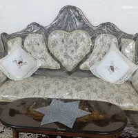 مبلمان سلطنتی قدیمی شیک چوب گردو|مبلمان خانگی و میز عسلی|گناباد, |دیوار