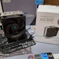 مادر برد به همراه سی پی یو و فن به صورت کامل