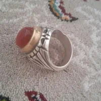 انگشتر نقره رکاب دست ساز