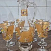 بطری و جام شش عددی|ظروف سرو و پذیرایی|اشتهارد, |دیوار