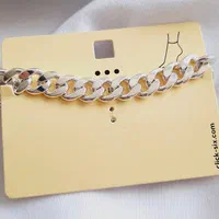 پابند زنجیری تکی کارتیر مدل نقره ای