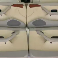 چهار تا روکش درب کرمی رنگ رودری سمند