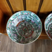 جفت کاسه مرغی گل بهشتی|صنایع دستی و سایر لوازم تزئینی|اصفهان, باب الدشت|دیوار