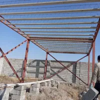 جوشکاری.سقف شیروانی.اسکلت فلزی.سایبان.ارموتور بندی|خدمات پیشه و مهارت|شاهیوند, |دیوار