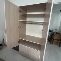 کمد لباس بزرگ کشودار و قفسه و رگال ام دی اف|جاکفشی، کمد، دراور|تهران, امجدیه (خاقانی)|دیوار