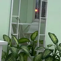 آینه کاملا نو قدی ۲ متر و دور فلزی کاملا نو