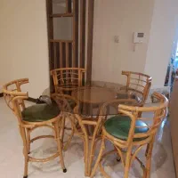 میز  و صندلی آشپزخانه بامبو