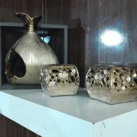 گلدان و جا شمعی