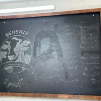 تخته سیاه بزرگ و قفسه  و کشوی MDF