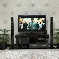 سینمای خانگی LG به همراه میز تلویزیون