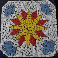 کاردستی برای کارو فناوری با کاشی شکسته