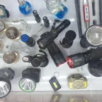 چراغ قوه پلیسی شارژی uv کمپی هدلایت قدرتمند|کوهنوردی و کمپینگ|خمینیشهر, |دیوار