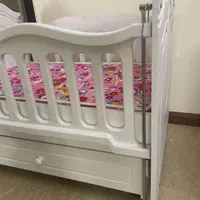 تخت گهواره ای  کنار مادر کودک|تخت و صندلی بچه|تهران, طرشت|دیوار