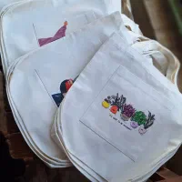 ساک خرید (توت بک ) کنف و متقال|کیف، کفش، کمربند|آفتاب, |دیوار