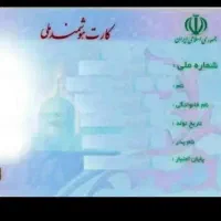 کارت ملی گمشده به نام محمدرضا باقری