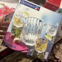 نیم لیوان و جای یخی لومینارک فرانسه اصل