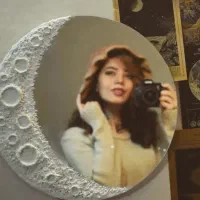 آینه ماه برجسته|آینه|چابهار, |دیوار