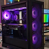 سیستم گیمینگ rx580 همراه با موس و کیبرد RGB رایگان