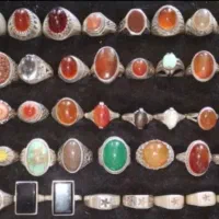 انگشتر نقره مردانه زنانه، عقیق، یاقوت، فیروزه، خطی|جواهرات|بومهن, |دیوار