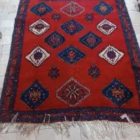 قالی ابریشم دست یافت کرمان قدیمی