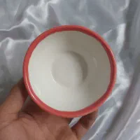 کاسه دور قرمز برهون سرامیک