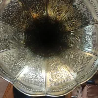 گرامافون کوکی هندلی عتیقه کلکسیونی بسیار تمیز|کلکسیون اشیاء عتیقه|تهران, آبشار|دیوار