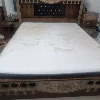 سرویس خواب کامل سالم بدون خط خش بدون تشک|تخت و سرویس خواب|کهریزک, |دیوار