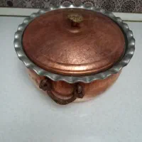 قابلمه مسی لب  کنگره ای .|ظروف پخت‌وپز|تهران, شمیران‌نو|دیوار