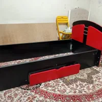 تخت یک نفره چوبی|تخت و سرویس خواب|بیرجند, |دیوار