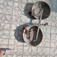 ترازوی قدیمی عتیقه|کلکسیون اشیاء عتیقه|مرودشت, مسجد رسول|دیوار