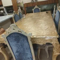 سرویس نهارخوری و مبل ۷نفره|مبلمان خانگی و میز عسلی|احمدآبادمستوفی, |دیوار