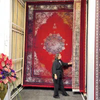 فرش مانعلی ۱۲۰۰ شانه کد ۳۵۷۰ نخ اکرولیک پلاس|فرش|شیراز, فرهنگیان|دیوار