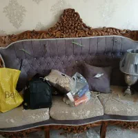 مبل ۷ نفره سلطنتی چوب راش اصل