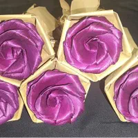 گل رز کاغذی بنفش|گل مصنوعی|تهران, پرستار|دیوار