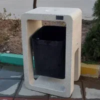 سطل زباله پارکی متریال بتن