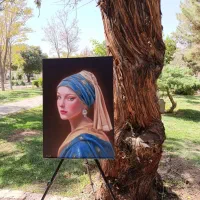 سفارش نقاشی سیاهقلم و رنگ روغن حرفه ای(چهره و...