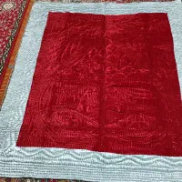 لحاف سنتی دست دوز عروس و داماد مخمل وپارچه ساتن