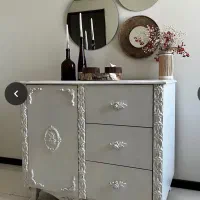کنسول کلاسیک سفید بسیار زیبا و جادار