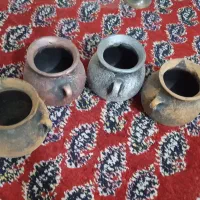 ۴ عدد گلدان پتینه زیبا و جنس محکم|صنایع دستی و سایر لوازم تزئینی|شیراز, شهرک گلستان شمالی|دیوار